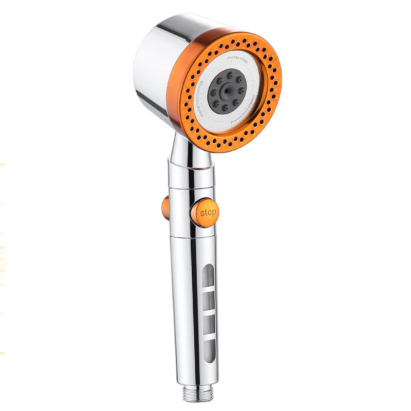 Upgraded shower showerhead with enhanced pressure and a handheld filter nozzle for showering and bathing