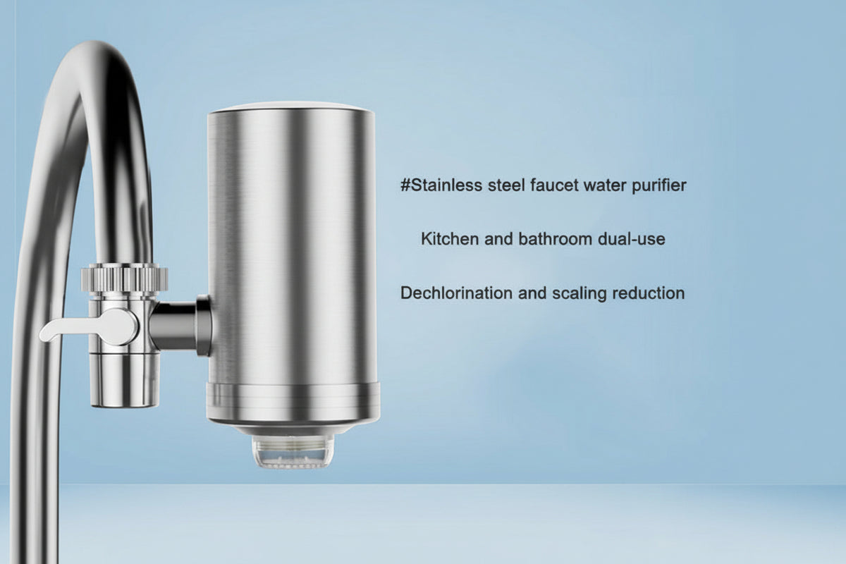 Faucet water purifier household 304 stainless steel new detachable washable tap water filter live streaming source water purifie