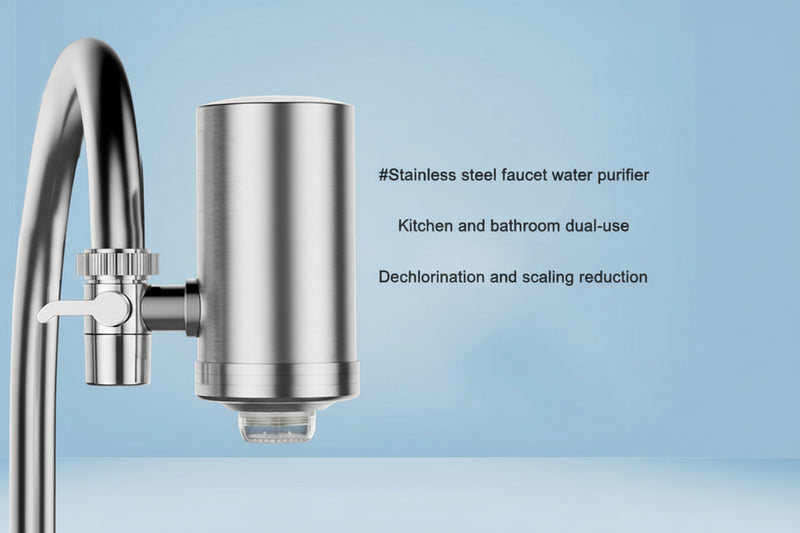 Faucet water purifier household 304 stainless steel new detachable washable tap water filter live streaming source water purifie