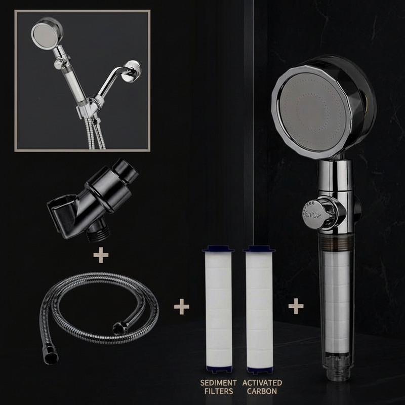 Propeller Filter Shower Head Set