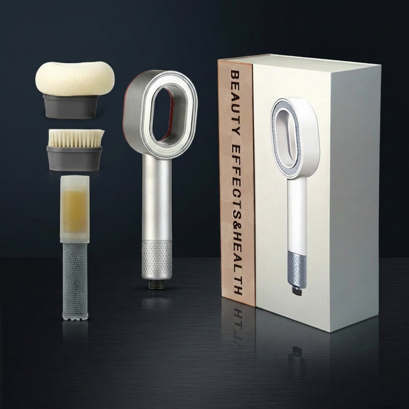 Aromatherapy shower head set with filter and refill options